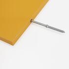 Kit 8 Prateleiras U 50 X 10cm Amarela Suporte Invisível