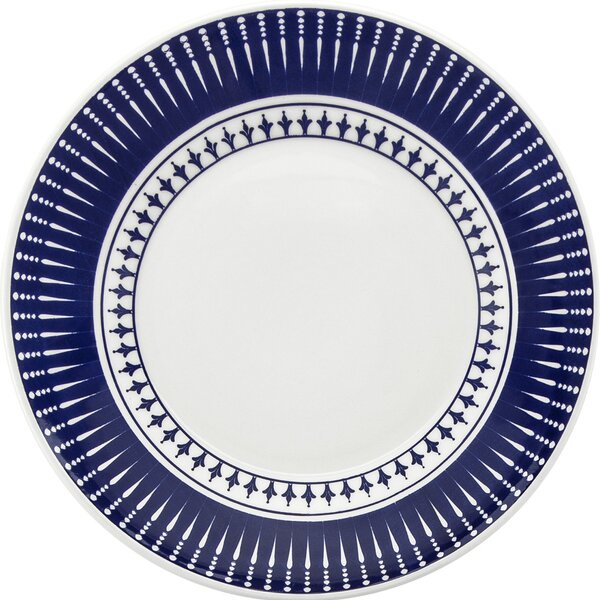 Kit 8 Pratos De Sobremesa Biona Colb Oxford® Cerâmica 19 Cm.