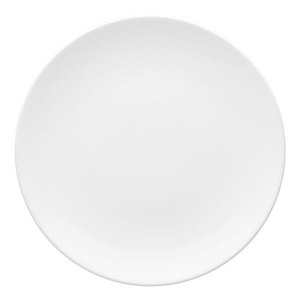 Kit 8 Pratos De Sobremesa Coup White Oxford® Porcelana 21cm