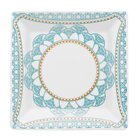 Kit 8 Pratos De Sobremesa Quartier Domo Oxford® Porcelana 20cm