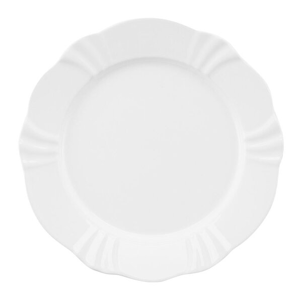Kit 8 Pratos De Sobremesa Soleil White Oxford® Porcelana 23cm