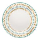 Kit 8 Pratos Rasos Donna Louros Oxford Cerâmica 24 Cm