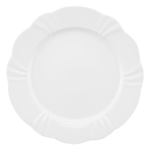 Kit 8 Pratos Rasos Soleil White Oxford® Porcelana 29cm