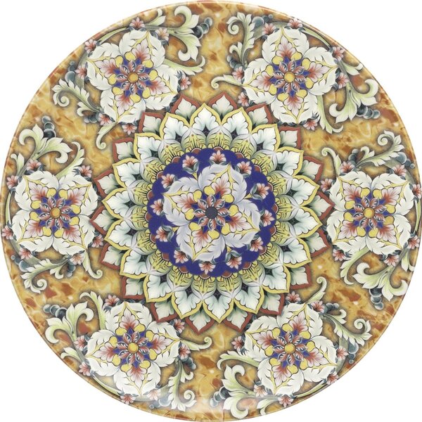 Kit 8 Pratos Sobremesa Unni Castello Oxford® Cerâmica 19 Cm.