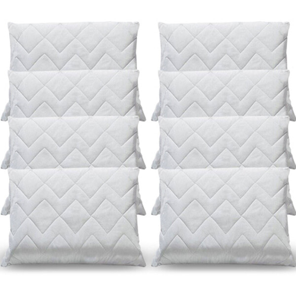 Kit 8 Protetor De Travesseiro Impermeável 100 Algodão 50x70 B