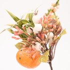 Kit 8 Ramos Artificiais Decoração Enfeite Páscoa Folhas E Ovi