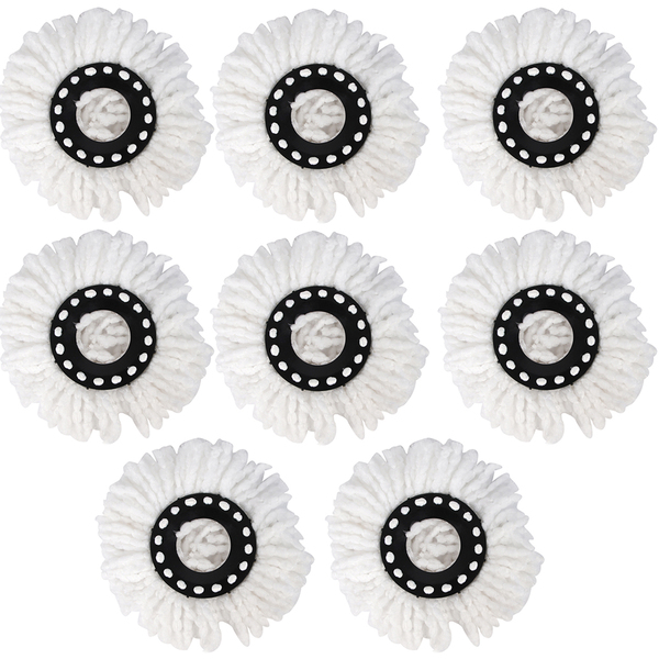 Kit 8 Refil Mop Giratório 360º Limpeza Geral 13l