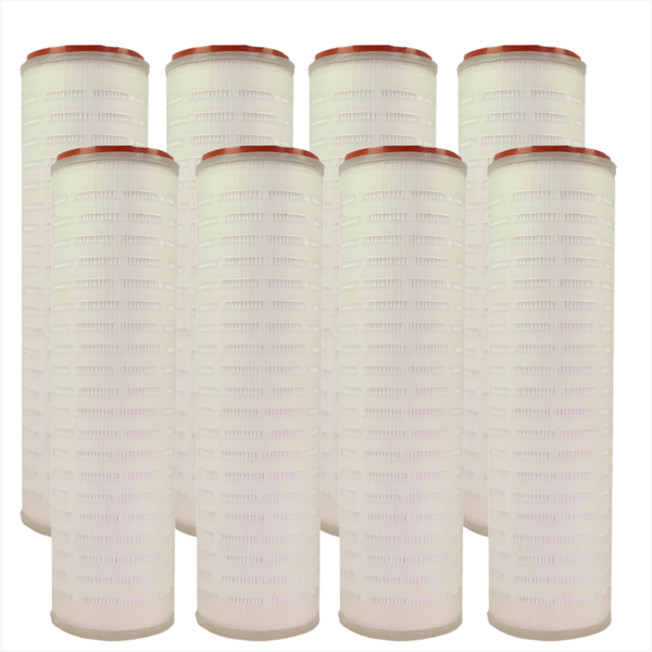 Kit 8 Refil Plissado Absoluto 0.22 Micras Bacteriológico Bran