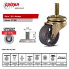 Kit 8 Rodízio Série 1.5/8 Freezer Espiga – Zamac 150kg - Cols