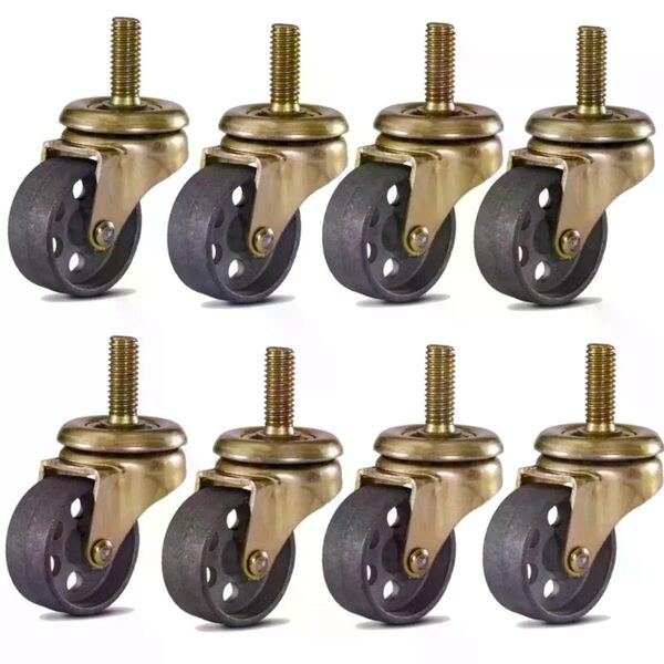 Kit 8 Rodízio Série 1.5/8 Freezer Espiga – Zamac 150kg - Cols