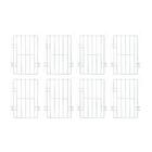 Kit - 8 Separadores Cesto Nextgen Branco - Metalfrio