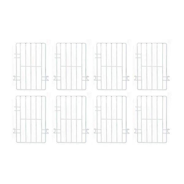 Kit - 8 Separadores Cesto Nextgen Branco - Metalfrio