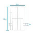 Kit - 8 Separadores Cesto Nextgen Branco - Metalfrio