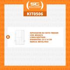 Kit - 8 Separadores Cesto Nextgen Branco - Metalfrio