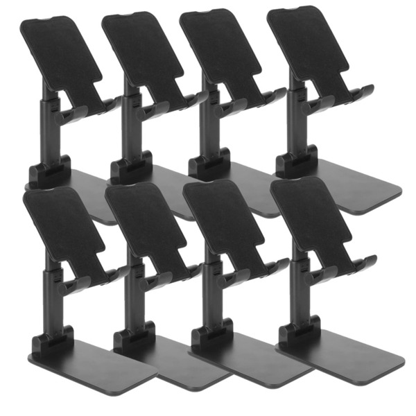 Kit 8 Suporte De Mesa Universal Para Celular Apoio Ajustável