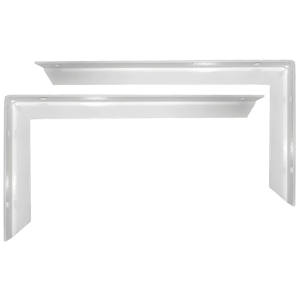 Kit 8 Suporte Mão Francesa Reforçada 50cm Branca