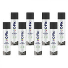 Kit 8 Tintas Spray Preto Fosco Uso Geral Inte/ext 400ml Cfix