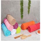 Kit 8 Toalhas Algodão Colorido Toque Suave Rápida Absorção