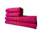 Kit 8 Toalhas Grossas E Grandes Dubai 4 Banhos 4 Rostos Rosa+