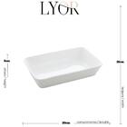 Kit 8 Travessas De Porcelana 20x15cm Refratários Restaurante