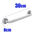 Kit 8 Uni. Alça Apoio Banheiro Barra Inox 30cm Idoso Cadeiran