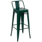 Kit - 8 X Banquetas Altas Iron Tolix Com Encosto - Industrial