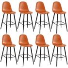 Kit - 8 X Banquetas Altas Montana - Caramelo
