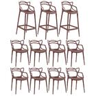 Kit - 8 X Cadeiras + 3 X Banquetas Altas Masters Allegra - Ma