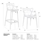 Kit - 8 X Cadeiras + 4 X Banquetas Altas Masters Allegra - Br