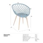 Kit - 8 X Cadeiras Clarice Nest Com Apoio De Braços - Sidera