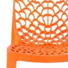 Kit - 8 X Cadeiras Gruvyer - Laranja