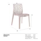 Kit - 8 X Cadeiras Gruvyer - Marrom