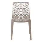 Kit - 8 X Cadeiras Gruvyer - Nude