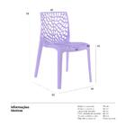 Kit - 8 X Cadeiras Gruvyer - Roxo