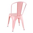 Kit - 8 X Cadeiras Iron Tolix - Rosa Antigo