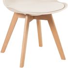 Kit - 8 X Cadeiras Leda - Creme