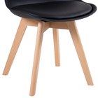 Kit - 8 X Cadeiras Leda - Preto