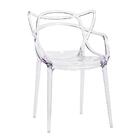 Kit - 8 X Cadeiras Masters - Allegra - Incolor - Transparente