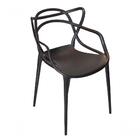 Kit - 8 X Cadeiras Masters Allegra - Preto