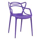 Kit - 8 X Cadeiras Masters Allegra - Roxo