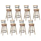 Kit 8 banquetas Moscou Alta 70cm - Salaone