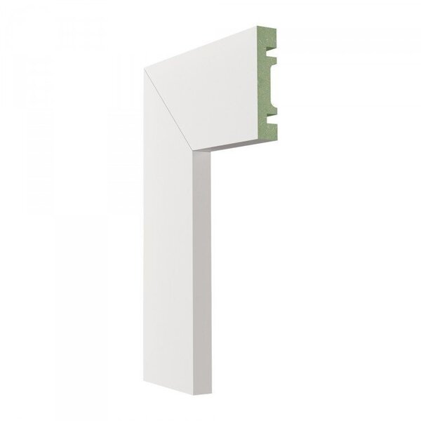 Kit 96m Linear Guarnição Mdf 701 15mmx7cm Branco