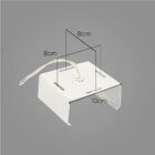 KIT 9 Arandela 2 Fachos Slim Marrom + LED G9 5w 3000K Bivolt