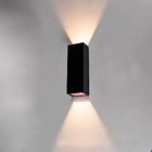 Kit 9 Arandela Duo Blindada Efeito 2 Fachos Duplo Led 5w 3000