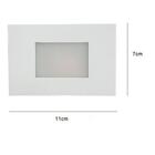 Kit 9 Balizador De Embutir Escada Parede Branco Bivolt