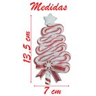 Kit 9 Enfeites Pendentes Rosa Para Árvore De Natal