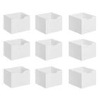 Kit 9 Gavetas Para Nicho Organizador Q01 Branco - Mpozenato
