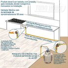 Kit 9 M Tubo Pex Gás Multicamadas 16mm + Registro Completo