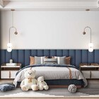 Kit 9 Placas Cabeceira Estofada Para Cama Box - Módulo 20 Cm