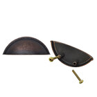 Kit 9 Puxadores Concha Puxadores De Armário De Cozinha - Bron